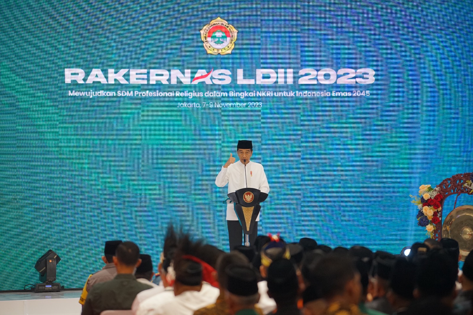 Senada dengan LDII, Presiden Jokowi : Wujudkan Indonesia Emas 2045 Butuh Kepemimpinan yang kuat
